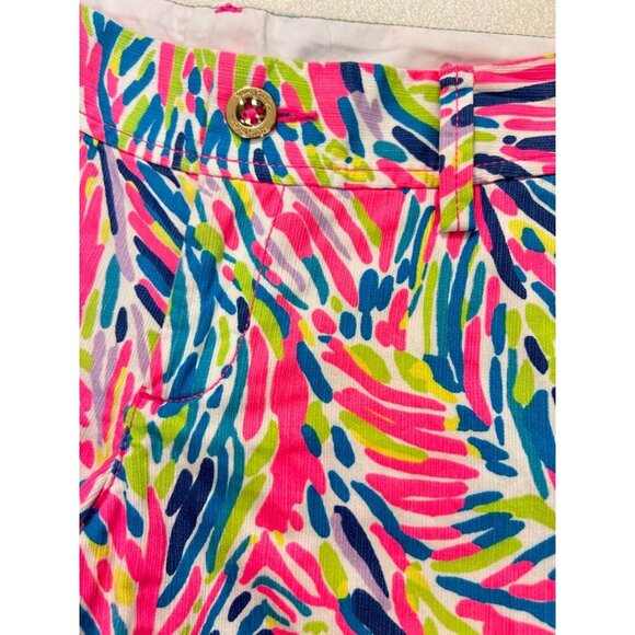 LILLY PULITZER The Callahan Shorts in Palm Reader Size 4 - Picture 4 of 6